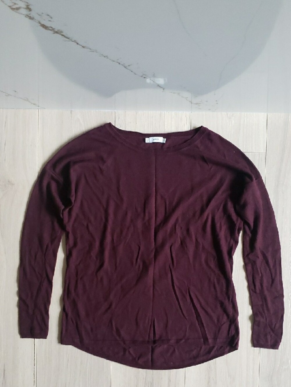 Vince Women's Crewneck‎ Sweater in Deep Wine